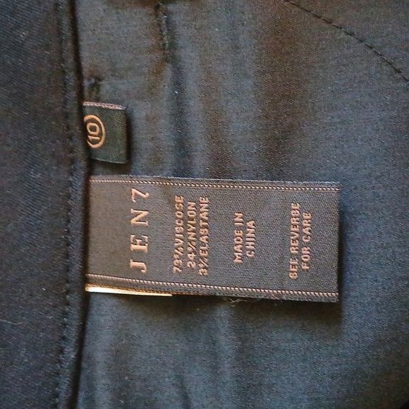 Jen 7 by 7 For All Mankind Soft Ankle Stretch Skinny Jeans Black Size 10 - Picture 8 of 10